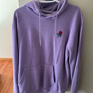 Purple “Rose” Hoodie